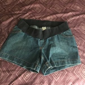 Maternity Jean Shorts